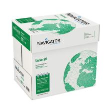 Resma de Papel A4 Navigator | Ideal para impressão e fotocópia | Dupla face papel multiuso | Caixa com 5 unidades - 80g