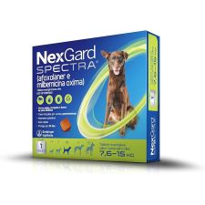 Nexgard Spectra Cão M  7,6-15kg 1 Comprimido Mastigável