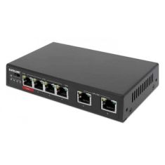 Switch 6 Portas Ethernet Com 4 Portas POE - INTELLINET