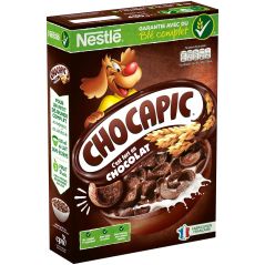 Cereais de trigo e milho com chocolate tostados com chocolate Chocapic da Nestlé - 375g