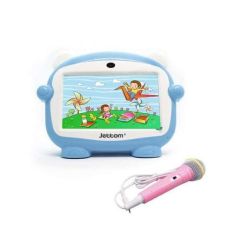 Tablet 7" Jettom J1 Jogar e Aprendar Infantil | Quadcore 16GB | Camera/Wifi/7" IPS Capactive Touch | Android | LCD câmera dupla tablet infantil - Azul