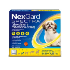Nexgard Spectra Cão S 3,6-7,5kg - 1 Comprimido Mastigável