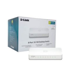Switch DLINK 10/100Mbps DES-1008C de 8 portas