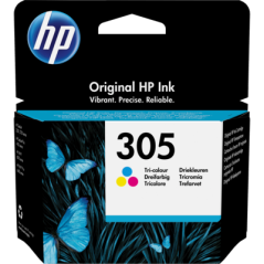 Tinteiro HP Original 305 - Colorido