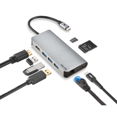 NGS HUB 8 para 1 USB-C Multi-Port Adaptador Wonderdock8