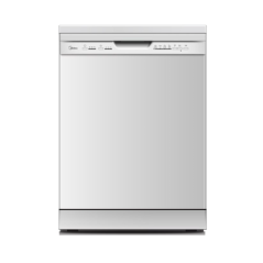Maquina de lavar louça Midea 12Kg com 4 Ciclos de lavagem, Intensiva, Economica, 90min, Rápido e 1/2 Carga