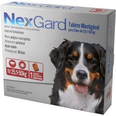 Nexgard Cão XL 25,1-50kg 1 Comp Mast 6g
