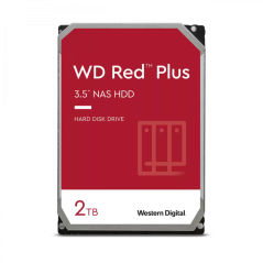 Western Digital Disco Interno 3.5'' 2TB Vermelho Plus SataIII 6G/S 5400RPM
