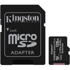 Kingston Cartão De Memória MICRO SD 128GB CL10 SDXC 100R C/Adaptador