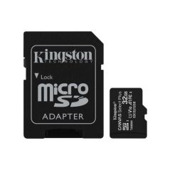 Kingston Cartão De Memória 32GB CL10 100R Com Adaptador