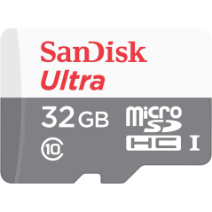 Sandisk  Cartão De Memória Micro SD 32GB Ultra SDHC