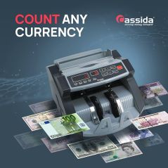 Máquina de Contar Dinheiro Marca Cassida 5510 UV detector contador de contas para qualquer moeda