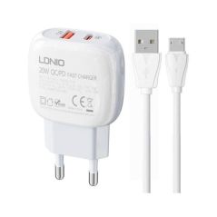 Ldnio Carregador 20W QC3.0 USB-C Para USB-C