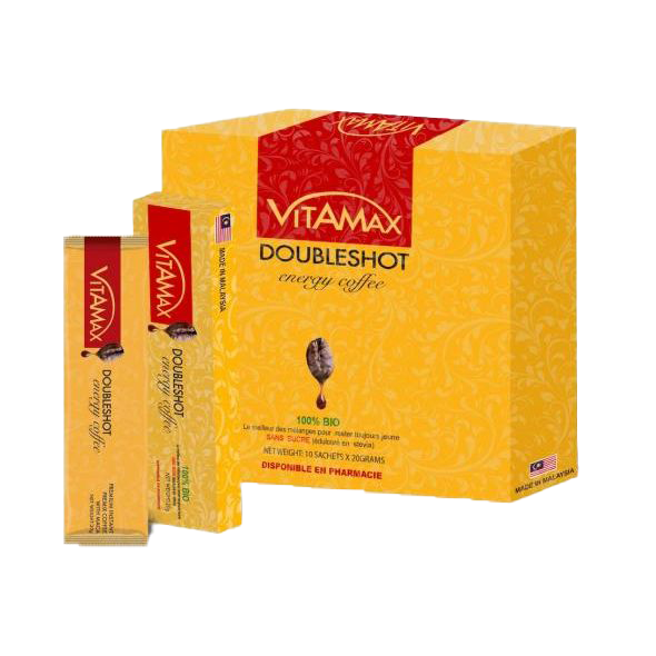 Cápsula de Café Instant Premix VitaMax DoubleShot Energy com MACA - 10 unidades