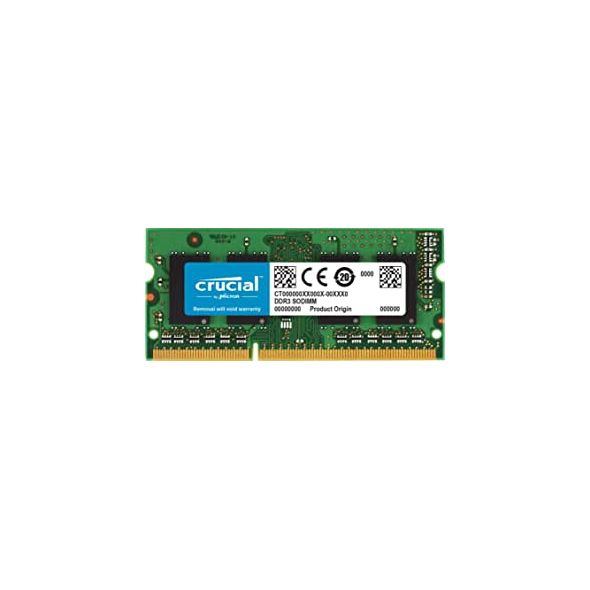 Memória RAM DDR3 LAPTOP 1600 CRUCIAL PULLOUT - 8GB