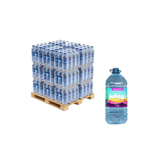 Palete de Água de Mesa Levita 4 unidades - 6L | 36 embalagens