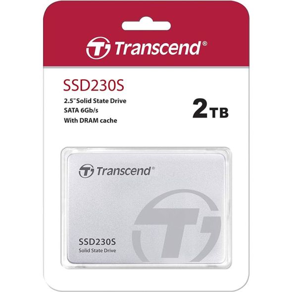 Transcend Disco Interno 2.5'' 2TB SSD 230S Sata3 3D
