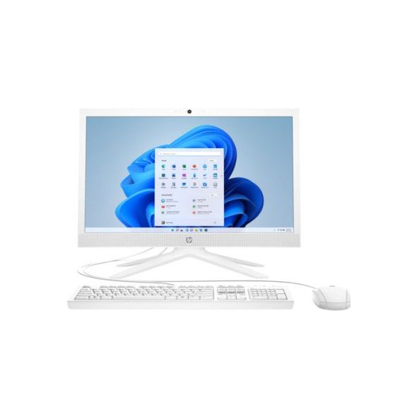 Computador HP  ALL-IN-ONE | 20.7" Polegadas | FHD J4025 4G 256 SSD Memória RAM | Windows 11 Home | Branco