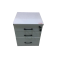 Bloco de Arquivo Móvel 3 Gavetas - Cor Branca - Tamanho 56x49x40,5 cm